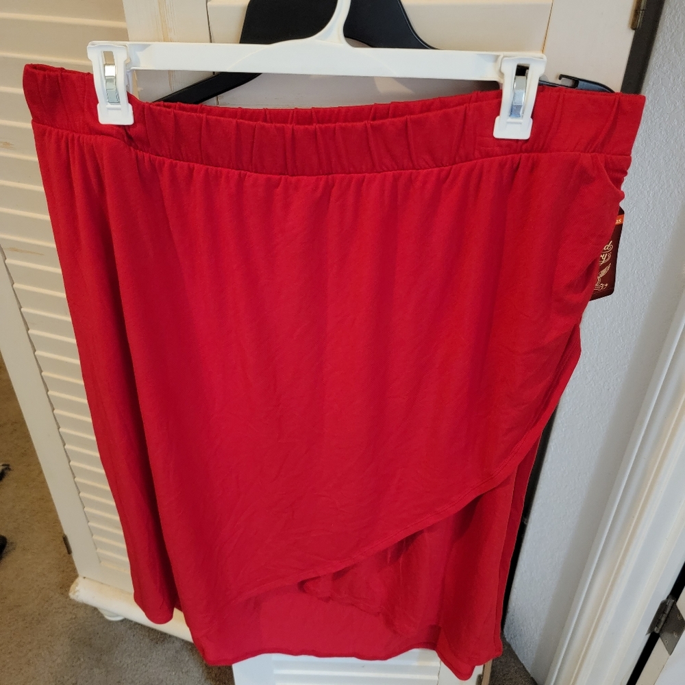 Tulip Red Skirt From Walmart